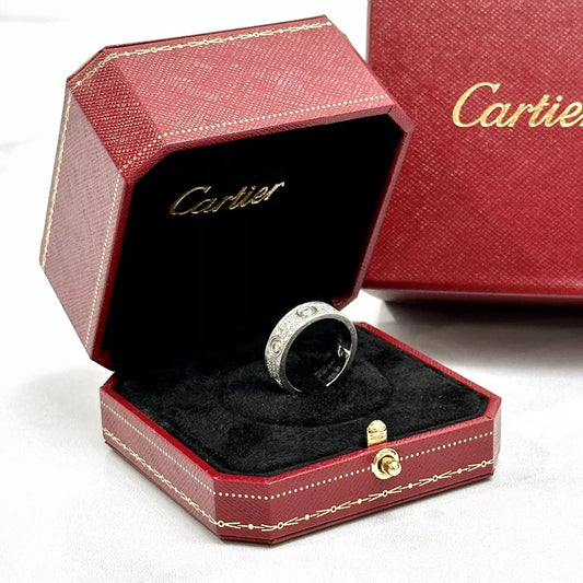 Cartier Red Love Ring Box For Storage & Travel | Luxurious Jewelry Case