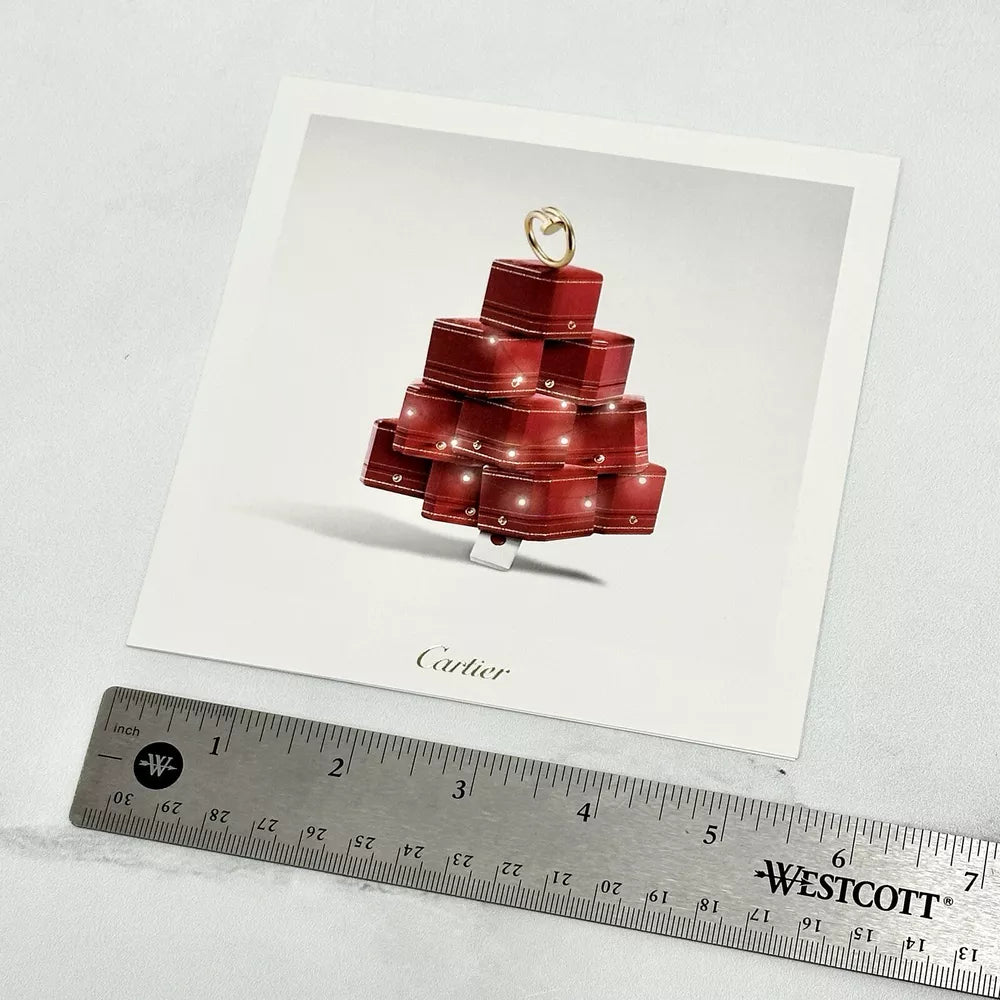 Cartier Love Christmas Cards Set Of 2 | Limited Edition Holiday Gift