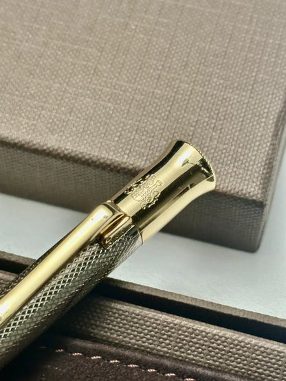 Patek Philippe Silver Weave Pen By Graf Von Faber Castell | Exquisite Writing Instrument