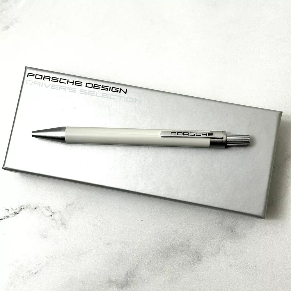 Porsche Design Ballpoint Pen White Silver For Vip Drivers | Drivers Selection