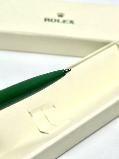 Rolex Green Emerald Twist Ballpoint Pen For Vip Gift