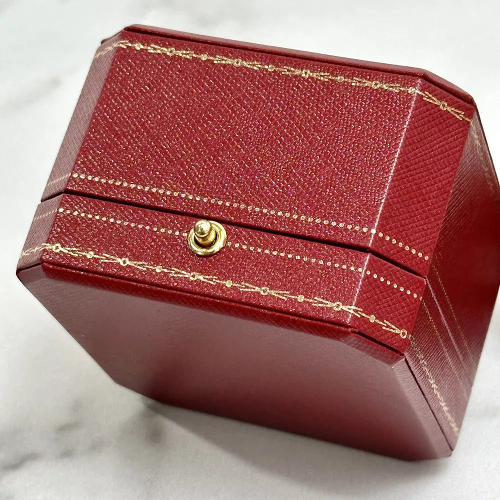 Cartier Red Love Ring Box For Storage & Travel | Luxurious Jewelry Case