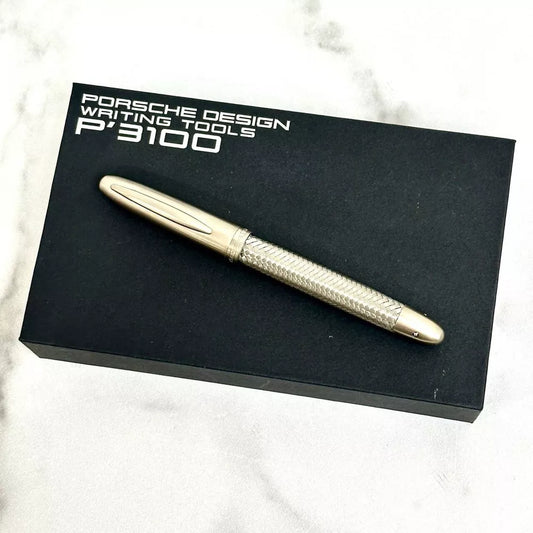 Porsche Design Tec Flex Braided Steel Rollerball Pen For Vip Collectors | P3100