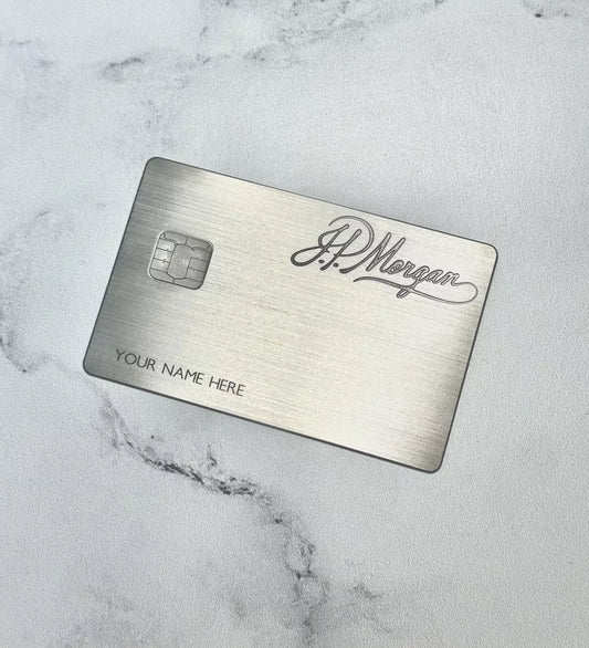 Jp Morgan Reserve Palladium Silver Metal Card For Prestige | Fast Usa Shipping