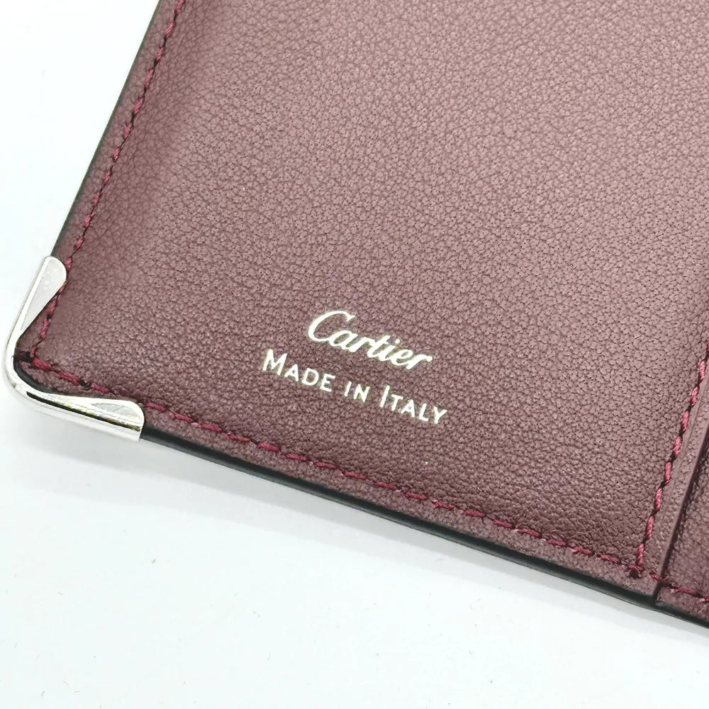 Cartier Black Calfskin Quad Cardholder For Cards | Must De Cartier Card Wallet