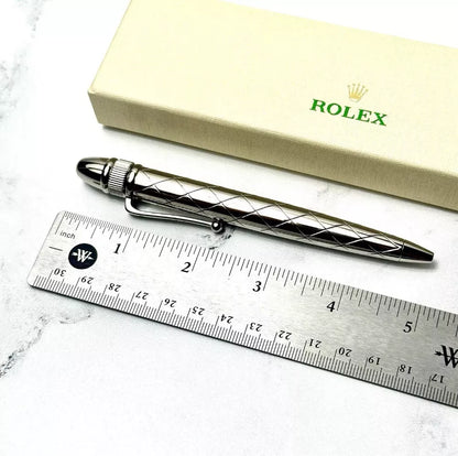 Rolex Platinum Silver Pen For Vips | Exquisite Crown Signature Design