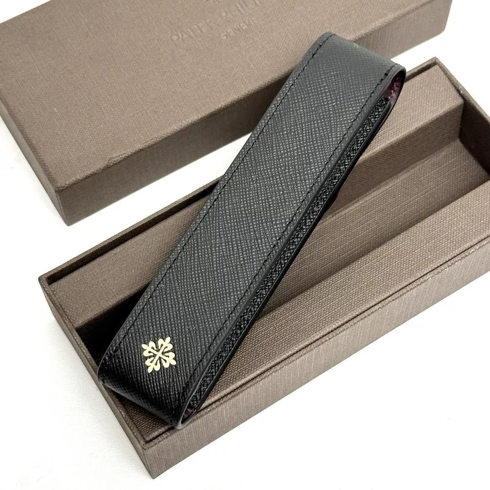 Patek Philippe Saffiano Leather Pen Pouch For Vip Gift | Calatrava