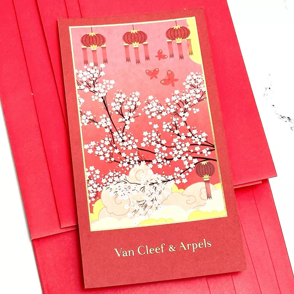 Van Cleef & Arpels Chinese New Year Red Envelope Set For Vips