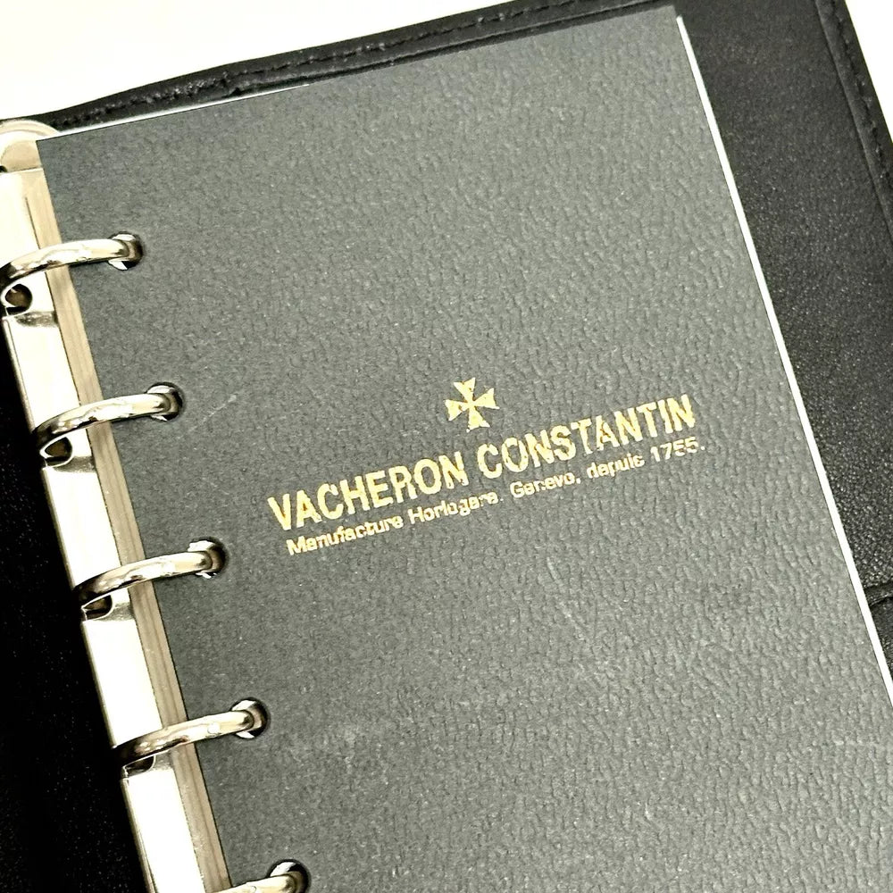 Vacheron Constantin Black Calfskin Leather Notepad For Vips | Ad Vip Gift