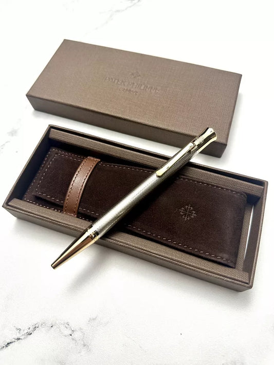 Patek Philippe Silver Weave Pen By Graf Von Faber Castell | Exquisite Writing Instrument