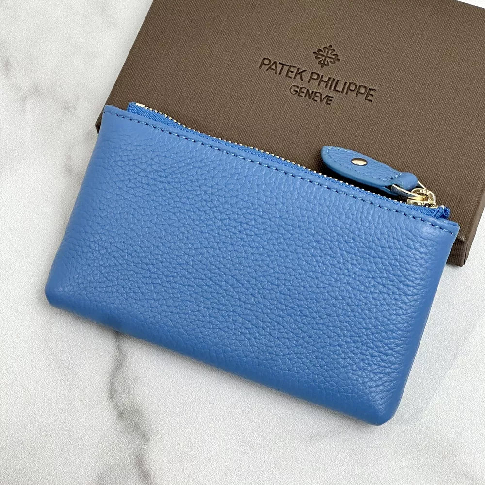 Patek Philippe Azure Blue Leather Pouch For Vip Gifts | Luxe Accessories