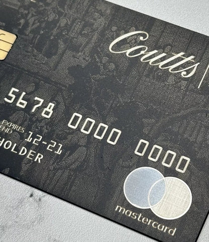 Coutts Silk Metal Charge Card Royal Mastercard | Custom Luxury Card