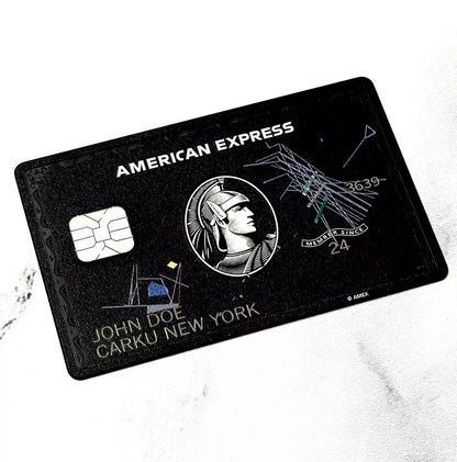 Black Card Custom Chip + Stripe Original For Artistic Expression | Graffiti & Floral 2024