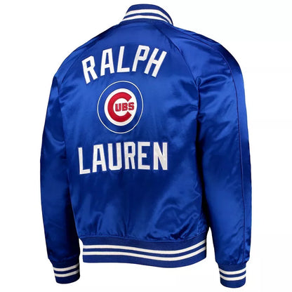 Ralph Lauren Chicago Cubs Royal Blue Baseball Jacket For True Fans | Size Small