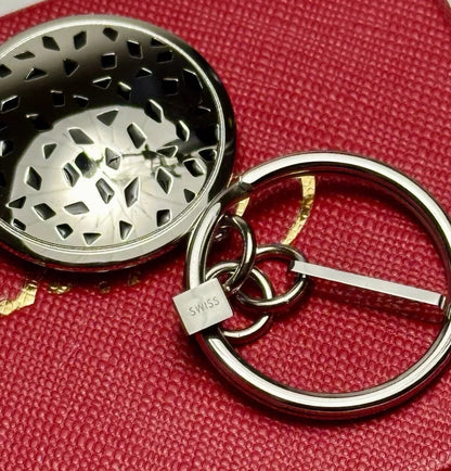 Cartier Panthère Silver Keychain Charm For Vip Gift | Luxe Accessory Statement