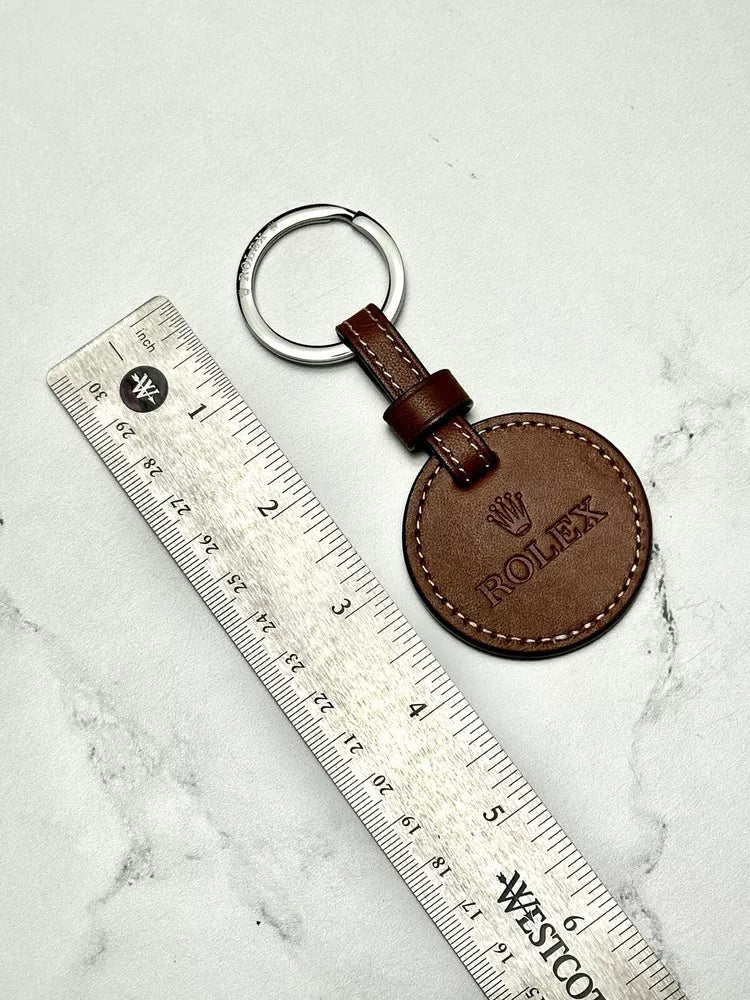 Rolex Brown Leather Keychain For Ad Vip Gift | Heritage