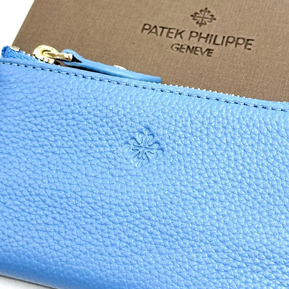 Patek Philippe Azure Blue Leather Pouch For Vip Gifts | Luxe Accessories