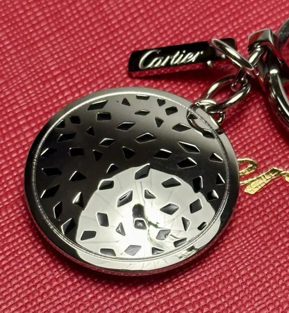 Cartier Panthère Silver Keychain Charm For Vip Gift | Luxe Accessory Statement