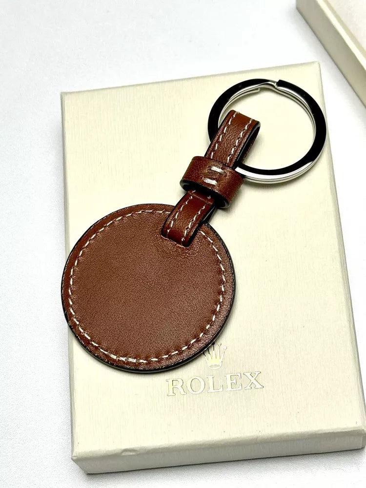 Rolex Brown Leather Keychain For Ad Vip Gift | Heritage