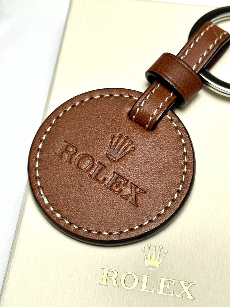 Rolex Brown Leather Keychain For Ad Vip Gift | Heritage