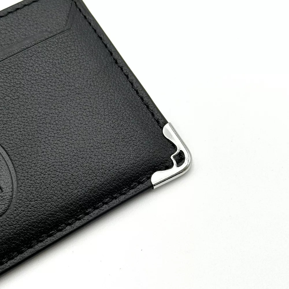 Cartier Black Calfskin Cardholder For Must De Cartier Wallet | Ad Vip Gift