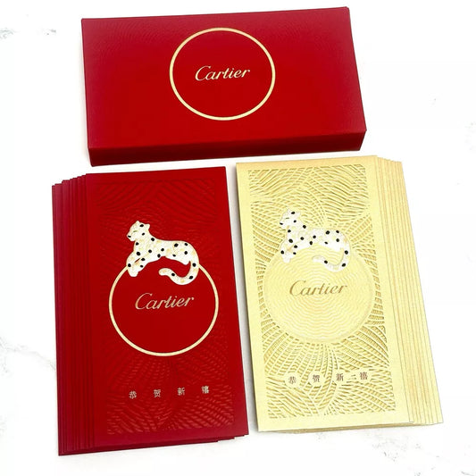 Cartier Panthere Edition Red Envelope Set For Chinese New Year | Luxurious Tradition