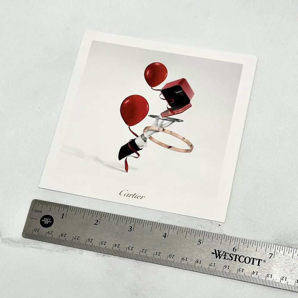 Cartier Love Christmas Cards Set Of 2 | Limited Edition Holiday Gift