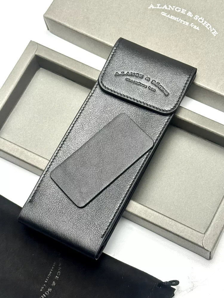 A Lange & Söhne Calfskin Leather Watch Pouch For Luxury Protection