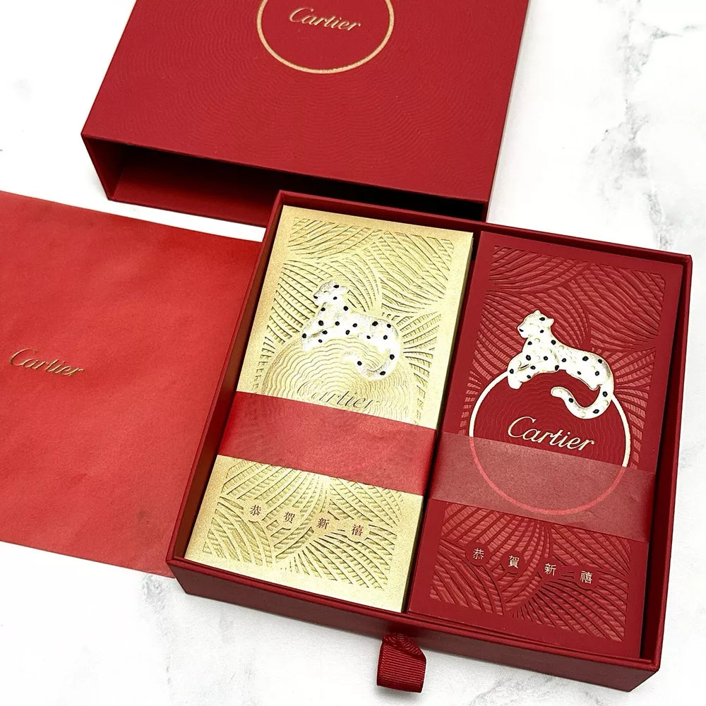 Cartier Red Envelope Set Panthère Edition (50-Pack) | Chinese New Year